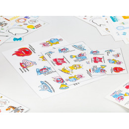 Наклейки UV-DTF Stiker Pack на заказ, M