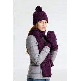 Шапка Heat Trick, баклажановая