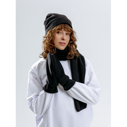 Шапка Fleecy, черная