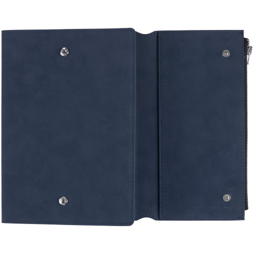 Ежедневник Grace на заказ, недатированный, темно-синий