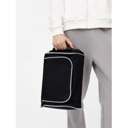 Сумка для обуви Equipex, черная с белым