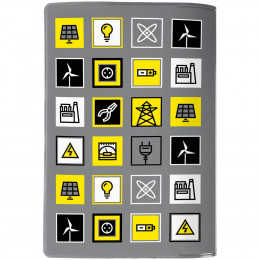 Обложка для паспорта Industry, ver.2, энергетика