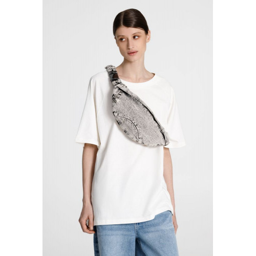 Поясная сумка W6, серая