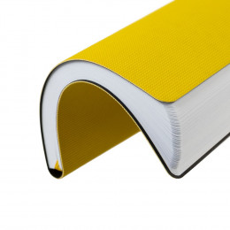 Ежедневник Knit, недатированный, желтый