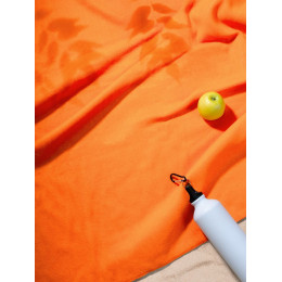 Флисовый плед Warm&Peace, оранжевый