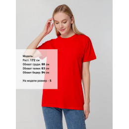 Футболка унисекс T-bolka 140, красная