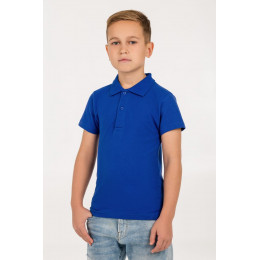 Рубашка поло детская Virma Kids, ярко-синяя