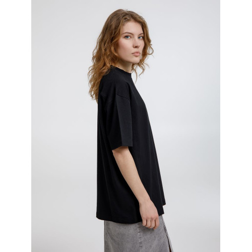 Футболка оверсайз унисекс Sideline, черная