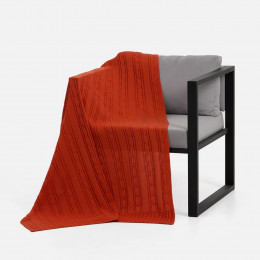 Плед Remitti, оранжевый (морковь)