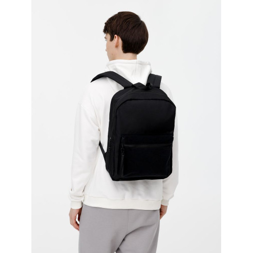 Рюкзак Patch Catcher с карманом из липучки, черный