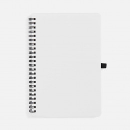 Блокнот на пружине Stone Line, белый