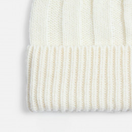 Шапка Bellish, белая (ванильная)