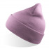 Шапка вязаная  двойная Wind-S, сиреневый, 100% переработанный полиэстер
