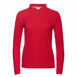 Рубашка поло женская STAN длинный рукав хлопок/полиэстер 185, 04SW