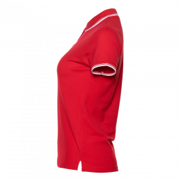 Рубашка поло женская STAN с окантовкой хлопок/полиэстер 185, 04BK