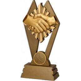 Фигурка литая Трофей Рукопожатие RP3015 17.5см
