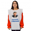 Манишка с полной запечаткой, материал: оксфорд  45х70