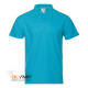 Рубашка поло мужская STAN хлопок/полиэстер 185, 04 бирюзовый 